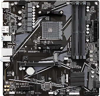 Материнская плата Gigabyte B550M K (rev. 1.0)