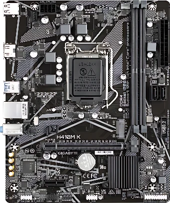 Материнская плата Gigabyte H410M K (rev. 2.0)