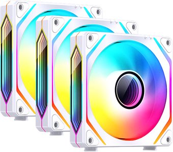 Набор вентиляторов Jonsbo ZL-120 (белый, 3 шт.)