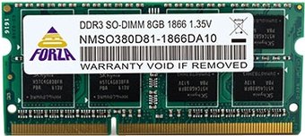 Оперативная память Neo Forza 2GB DDR3 SODIMM PC3-12800 NMSO320C81-1600DA10