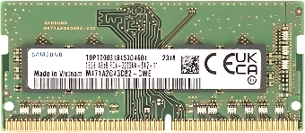 Оперативная память Samsung 16ГБ DDR4 SODIMM 3200 МГц M471A2G43CB2-CWE
