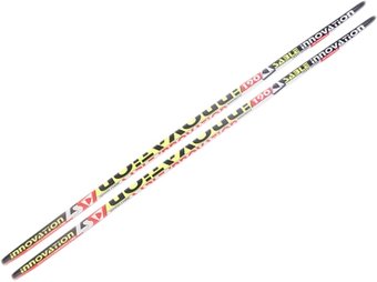 Беговые лыжи STC STC-205 (черный/желтый/белый)