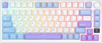 Клавиатура Royal Kludge RK-M75 RGB Taro Milk