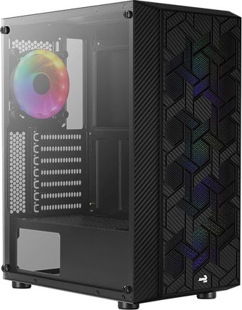 Корпус AeroCool Hive FRGB Hive-G-BK-v2