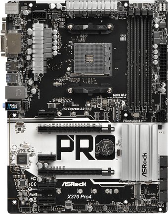 Материнская плата ASRock X370 Pro4