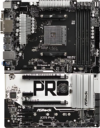 Материнская плата ASRock X370 Pro4