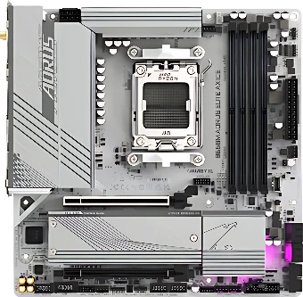 Материнская плата Gigabyte B650M Aorus Elite AX Ice