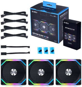 Набор вентиляторов с контроллером Lian Li Uni Fan SL V2 120 G99.12SLV23B.00