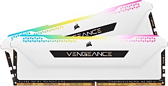 Оперативная память Corsair Vengeance RGB PRO SL 2x16ГБ DDR4 3200 МГц CMH32GX4M2E3200C16W