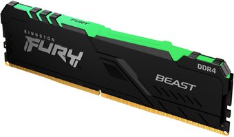 Оперативная память Kingston FURY Beast RGB 16GB DDR4 PC4-25600 KF432C16BB1A/16
