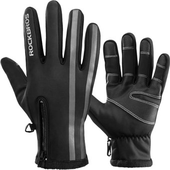 Перчатки RockBros S091-2 XL (черный)