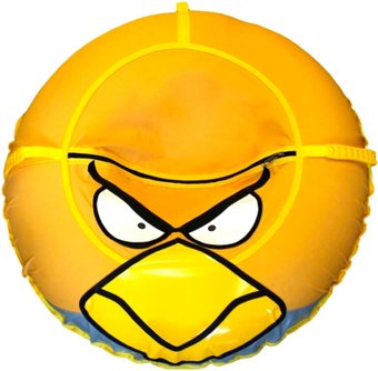 Тюбинг Иглу Crazy Birds 100 см (желтый)