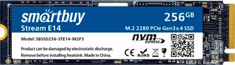 SSD SmartBuy Stream E14 256GB SBSSD256-STE14-M2P3