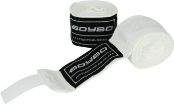 Бинт боксерский BoyBo Хлопок/эластан 2.5 м (красный)