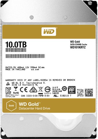 Жесткий диск WD Gold 10TB