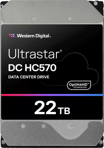 Жесткий диск WD Ultrastar DC HC570 22TB WUH722222ALE6L4
