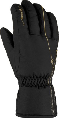 Горнолыжные перчатки Reusch Yana 6131167-7707 (р-р 8.5, Black/Gold)