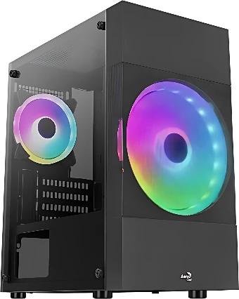 Корпус AeroCool Atomic Lite-G-BK-V2