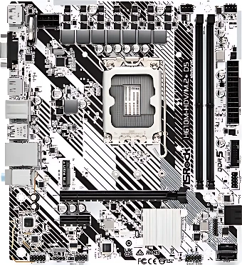 Материнская плата ASRock H610M-HDV/M.2+ D5