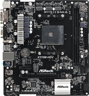 Материнская плата ASRock X370M-HDV