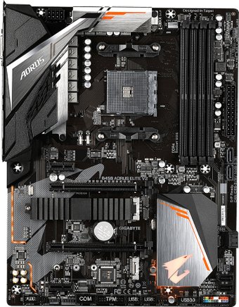 Материнская плата Gigabyte B450 Aorus Elite V2 (rev. 1.x)