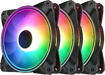 Набор вентиляторов с контроллером DeepCool CF120 Plus DP-F12-AR-CF120P-3P
