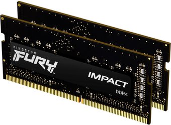Оперативная память Kingston FURY Impact 2x32GB DDR4 SODIMM PC4-21300 KF426S16IBK2/64