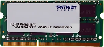 Оперативная память Patriot Signature 4GB DDR3 SO-DIMM PC3-10600 (PSD34G13332S)