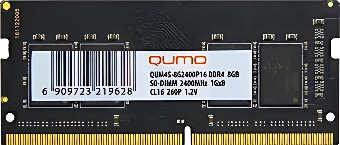 Оперативная память QUMO 8GB DDR4 SODIMM PC4-19200 QUM4S-8G2400P16