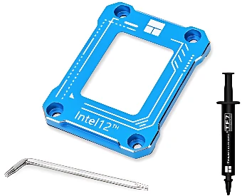 Прижимная рамка для процессора Thermalright LGA1700-BCF Blue + термопаста TF7 2 г