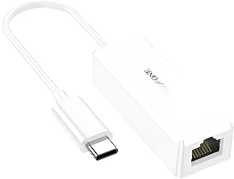 Сетевой адаптер Borofone DH7 Type-C (белый)