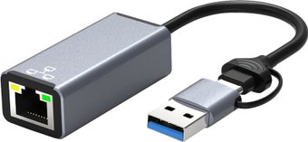 Сетевой адаптер USBTOP USB Type-C/USB Type-A - RJ45 (100 Мбит/с)