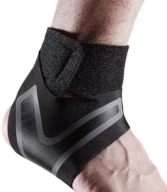 Суппорт голеностопа USBTOP регулируемый 557159 (р. 40-42, черный)