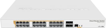 Управляемый коммутатор 3-го уровня Mikrotik CRS328-24P-4S+RM