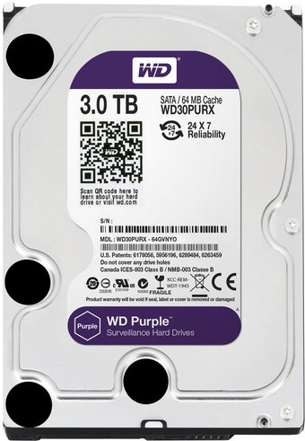 Жесткий диск WD Purple 3TB