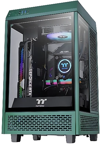 Корпус Thermaltake The Tower 100 Mini Racing Green CA-1R3-00SCWN-00