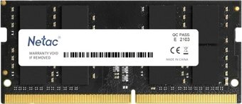 Оперативная память Netac Basic 8ГБ DDR5 SODIMM 4800 МГц NTBSD5N48SP-08