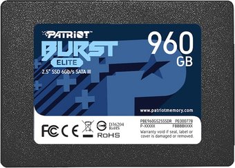 SSD Patriot Burst Elite 960Gb PBE960GS25SSDR