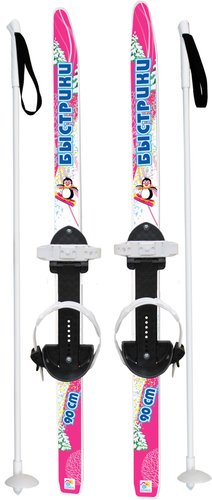 Беговые лыжи Цикл Быстрики (2018, синий/розовый)