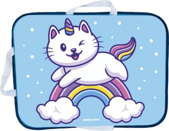 Ледянка Mega Toys Кот-единорог 22211 (голубой)