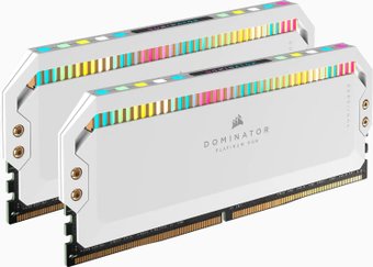 Оперативная память Corsair Dominator Platinum RGB 2x16ГБ DDR5 6200 МГц CMT32GX5M2X6200C36W