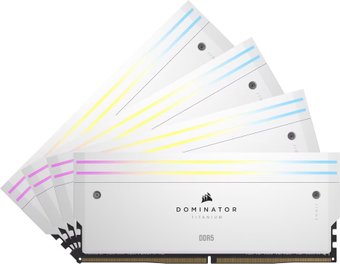 Оперативная память Corsair Dominator Titanium RGB 4x16ГБ DDR5 6000 МГц CMP64GX5M4B6000C36W