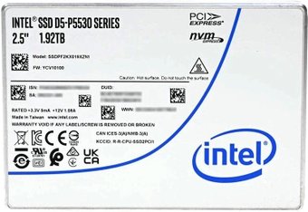 SSD Intel D5-P5530 1.92TB SSDPF2KX019XZN1