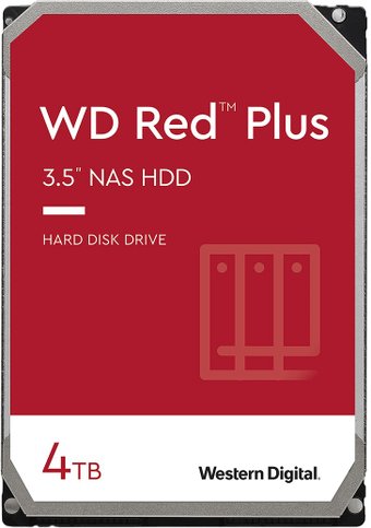 Жесткий диск WD Red Plus 4TB WD40EFZX