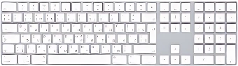Клавиатура Apple Magic Keyboard с цифровой панелью MQ052RS/A