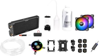 Модульная система жидкостного охлаждения Thermaltake Pacific C240 DDC Soft Tube Water Cooling Kit CL-W249-CU12SW-A