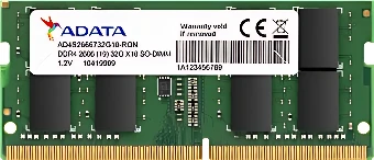 Оперативная память ADATA Premier 8GB DDR4 SODIMM PC4-21300 AD4S26668G19-SGN