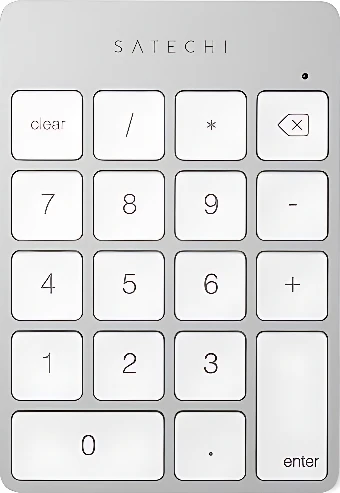 Цифровой блок Satechi Aluminum Slim Rechargeable Bluetooth Keypad