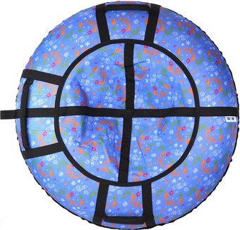 Тюбинг SnowDream Glamour S 100 см (звезды, черный)