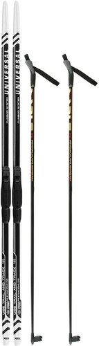 Универсальные лыжи STC Step 0075 205/165 (красный)